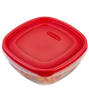 Rubbermaid Easy Find Lids 10-Piece Red Food Storage Container Set