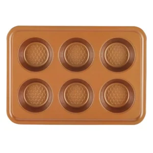 Ayesha Curry Ayesha Bakeware Toaster Oven Baking Set, Copper, 4-Piece