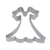 CybrTrayd 12-Piece Dress 3.25 in. Tinplated Steel Cookie Cutter & Recipe