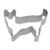 CybrTrayd 12-Piece Corgi 3.75 in. Tinplated Steel Cookie Cutter & Recipe