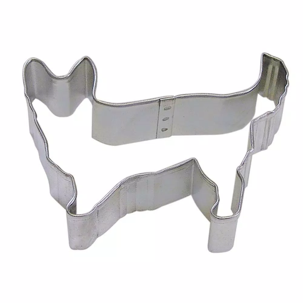 CybrTrayd 12-Piece Corgi 3.75 in. Tinplated Steel Cookie Cutter & Recipe