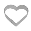 CybrTrayd 12-Piece Heart 3.25 in. Tinplated Steel Cookie Cutter & Recipe