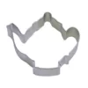 CybrTrayd 12-Piece Teapot 3.75 in. Tinplated Steel Cookie Cutter & Recipe
