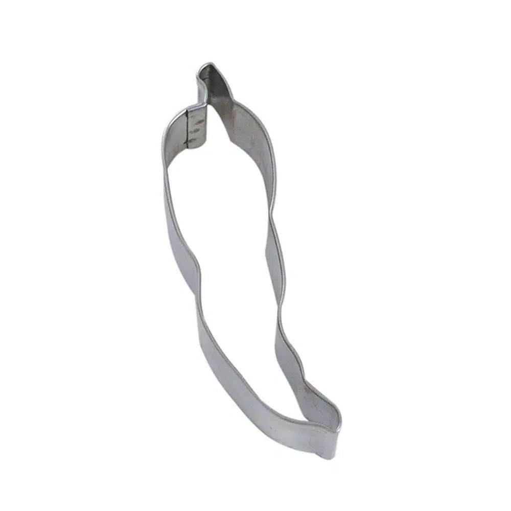 CybrTrayd 12-Piece Chili Pepper 3.25 in. Tinplate Steel Cookie Cutter & Recipe