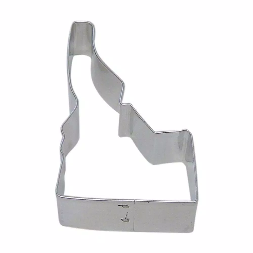 CybrTrayd 12-Piece Idaho State Tinplated Steel Cookie Cutter & Recipe
