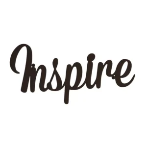 Lavish Home "Inspire" Metal Cutout Sign