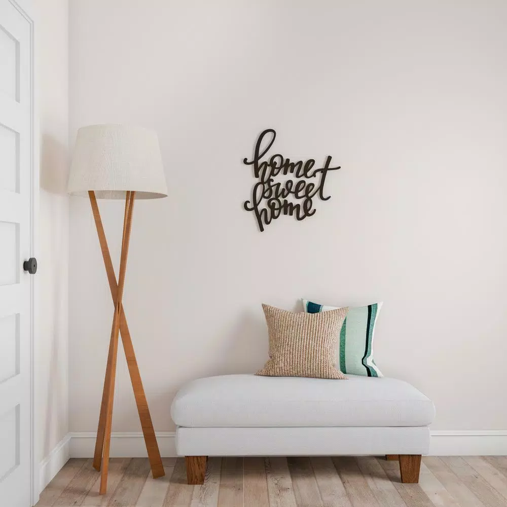Lavish Home "Home Sweet Home" Metal Cutout Sign