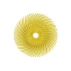 Dedeco Sunburst 3 in. Radial Discs 3/8 in. 80-Grit Arbor Coarse Thermoplastic Cleaning and Polishing Tool (12-Pack)