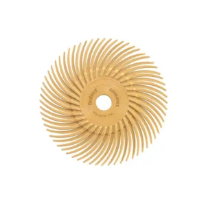 Dedeco Sunburst 3 in. x 3/8 in. 6 mic Radial Discs Extra-Fine Arbor Thermoplastic Cleaning and Polishing Tool (12-Pack)
