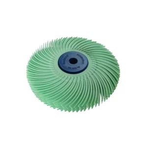 Dedeco Sunburst 3 in. 6-Ply Radial Discs 1/4 in. 1 mic U-Fine Arbor Thermoplastic Cleaning and Polishing Tool