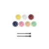 Dedeco Sunburst 5/8 in. Radial Discs - 1/16 in. Arbor Rotary Cleaning and Polishing Assortment (86-Piece)