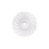 Dedeco Sunburst 7/8 in. x 1/16 in. 120-Grit Medium Radial Discs Arbor Rotary Cleaning and Polishing Tool (12-Pack)