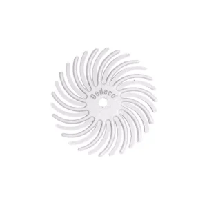 Dedeco Sunburst 7/8 in. x 1/16 in. 120-Grit Medium Radial Discs Arbor Rotary Cleaning and Polishing Tool (12-Pack)