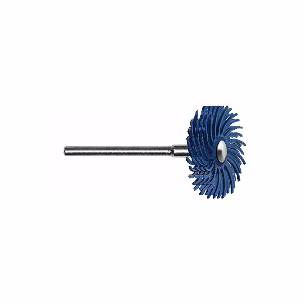 Dedeco Sunburst 7/8 in. 4-Ply Radial Discs - Fine 400-Grit Rotary Cleaning and Polishing Tool (6-Pack)