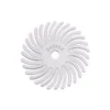 Dedeco Sunburst 1 in. Radial Discs - 1/8 in. Fine 400-Grit Arbor Rotary Cleaning and Polishing Tool (48-Pack)