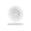 Dedeco Sunburst 7/8 in. x 1/16 in. 120-Grit Medium Dual Radial Discs Arbor Rotary Cleaning and Polishing Tool (48-Pack)