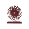Dedeco Sunburst 7/8 in. Dual Radial Discs - 1/16 in. Standard 220-Grit Arbor Rotary Cleaning and Polishing Tool (12-Pack)