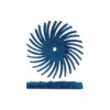 Dedeco Sunburst 7/8 in. Dual Radial Discs - 1/16 in. Fine 400-Grit Arbor Rotary Cleaning and Polishing Tool (12-Pack)