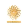 Dedeco Sunburst 7/8 in. Dual Radial Discs - 1/16 in. Extra-Fine 6 mic Arbor Rotary Cleaning and Polishing Tool (12-Pack)