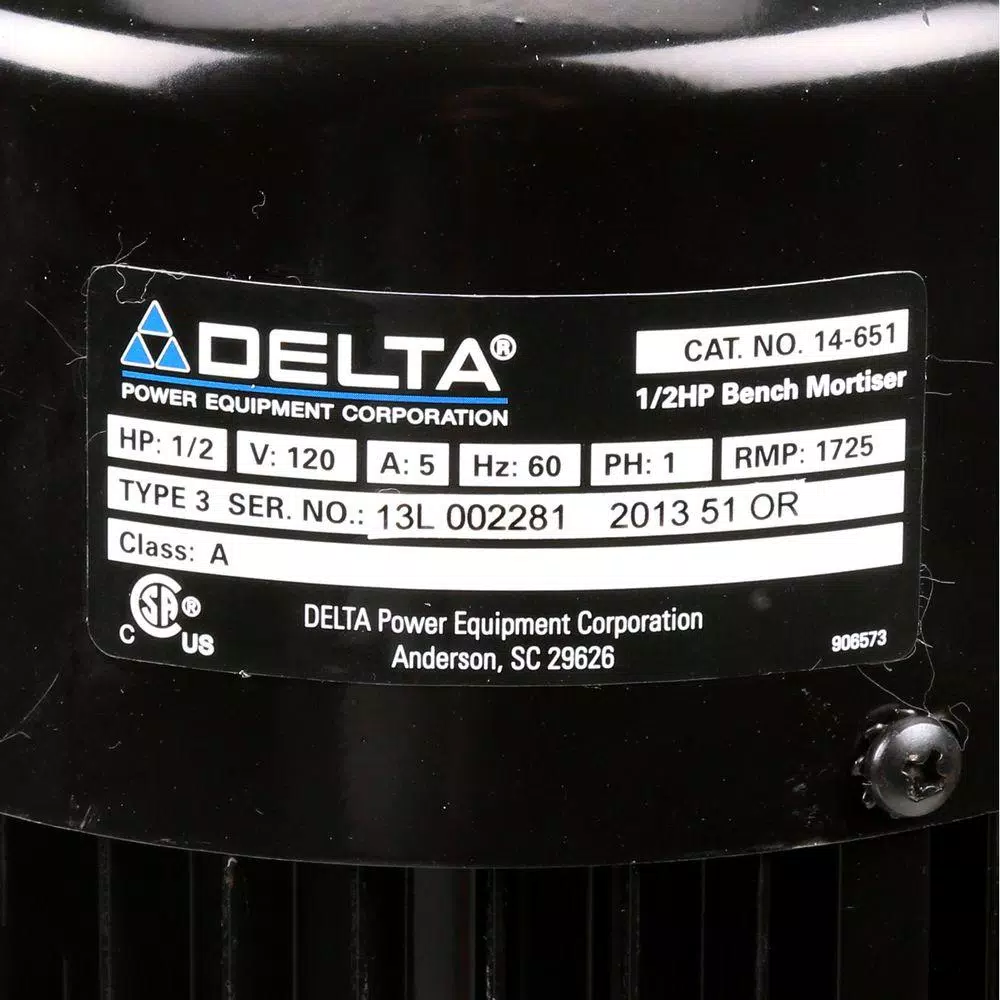 Delta 1/2 HP Bench Top Mortising Machine