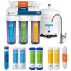 Express Water Express Water Reverse Osmosis 5 Stage Water Filtration System – with Faucet, Tank, and 4 Replacement Filters – 50 GPD