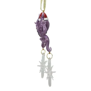 Design Toscano 5.5 in. Tenacious Tentacles Octopus Holiday Ornament