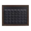 DesignOvation Beatrice Monthly Chalkboard Calendar Memo Board