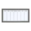 DesignOvation Wyeth Weekly Dry Erase Calendar Memo Board