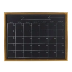DesignOvation Calter Monthly Chalkboard Calendar Memo Board