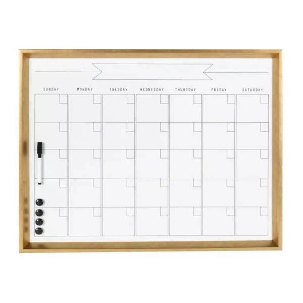 DesignOvation Calter Monthly Dry Erase Calendar Memo Board – PAX Depot