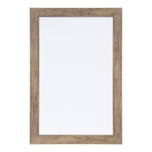 DesignOvation Beatrice Rustic Brown Dry Erase Memo Board