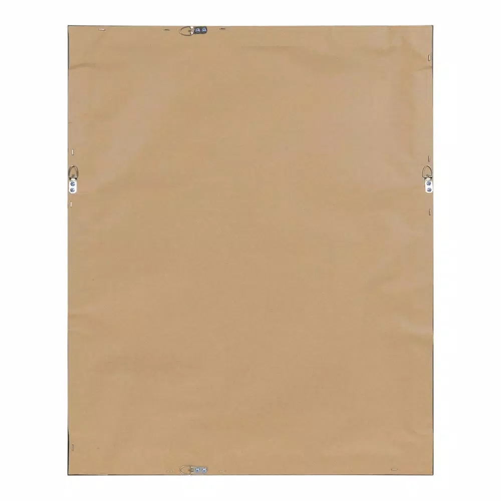 DesignOvation Beatrice Walnut Brown Rectangle Dry Erase Board Memo Board
