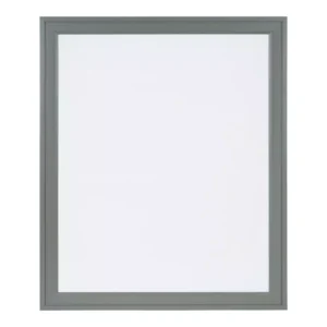DesignOvation Bosc Gray Dry Erase Memo Board