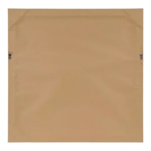 DesignOvation Bosc White Fabric Pinboard Memo Board