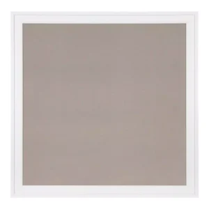 DesignOvation Bosc White Fabric Pinboard Memo Board