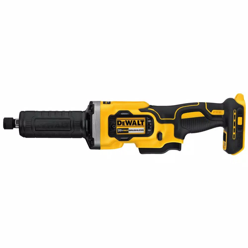DEWALT 20-Volt MAX XR Cordless Brushless 4-1/2 in. Small Angle Grinder with 1-1/2 in. Die Grinder & (1) 20-Volt 5.0Ah Battery