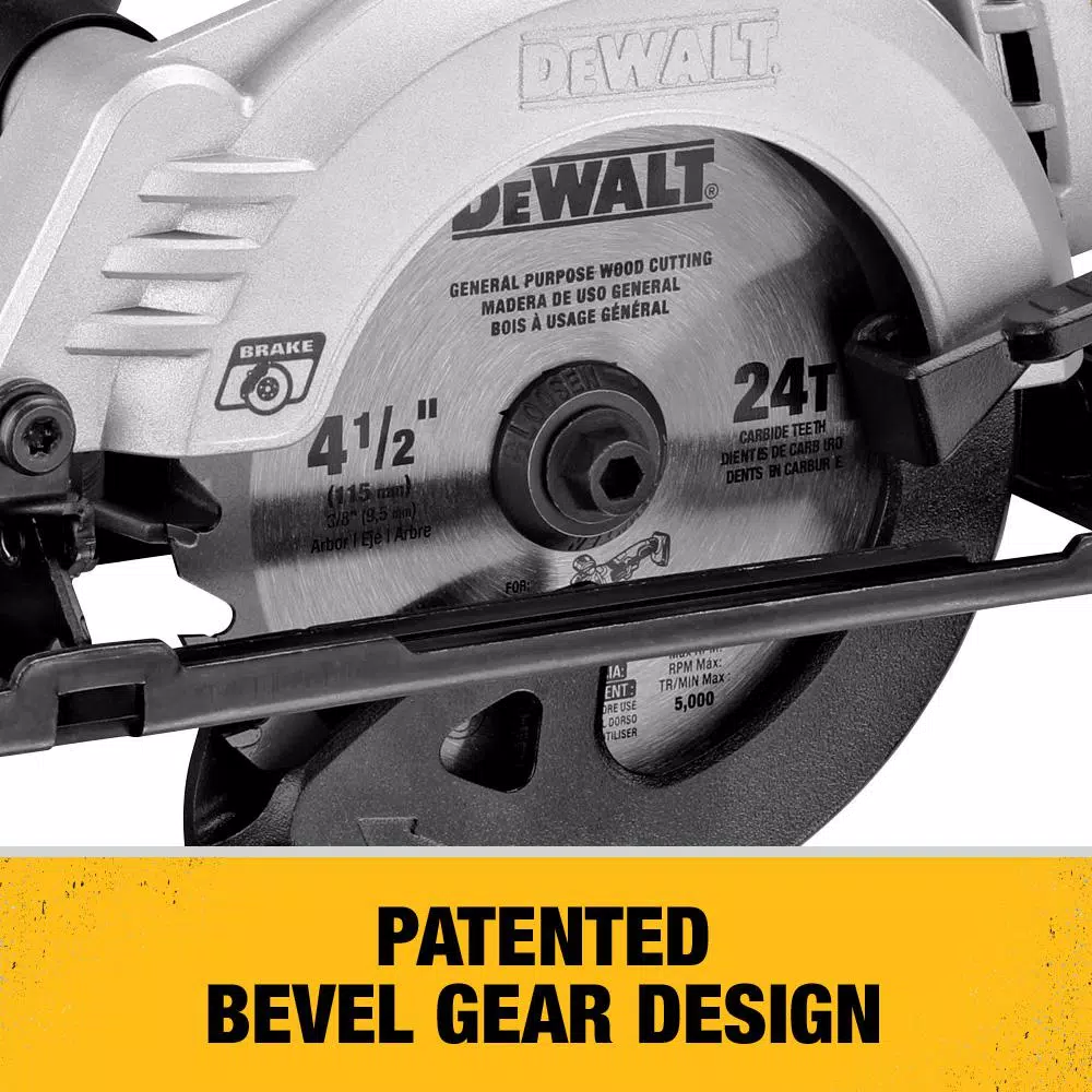 DEWALT ATOMIC 20-Volt MAX Cordless Brushless 4-1/2 in. Circular Saw with (1) 20-Volt Battery 5.0Ah