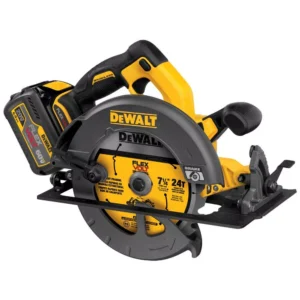 DEWALT FLEXVOLT 60-Volt MAX Cordless Brushless 7-1/4 in. Circular Saw, (1) FLEXVOLT 6.0Ah Battery, Recip Saw & Circ Blade Set