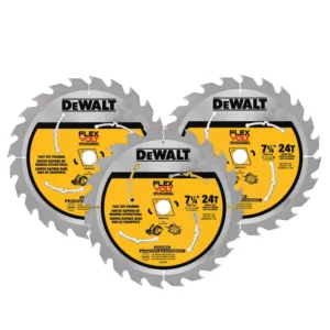 DEWALT FLEXVOLT 60-Volt MAX Cordless Brushless 7-1/4 in. Circular Saw, (1) FLEXVOLT 6.0Ah Battery, Recip Saw & Circ Blade Set