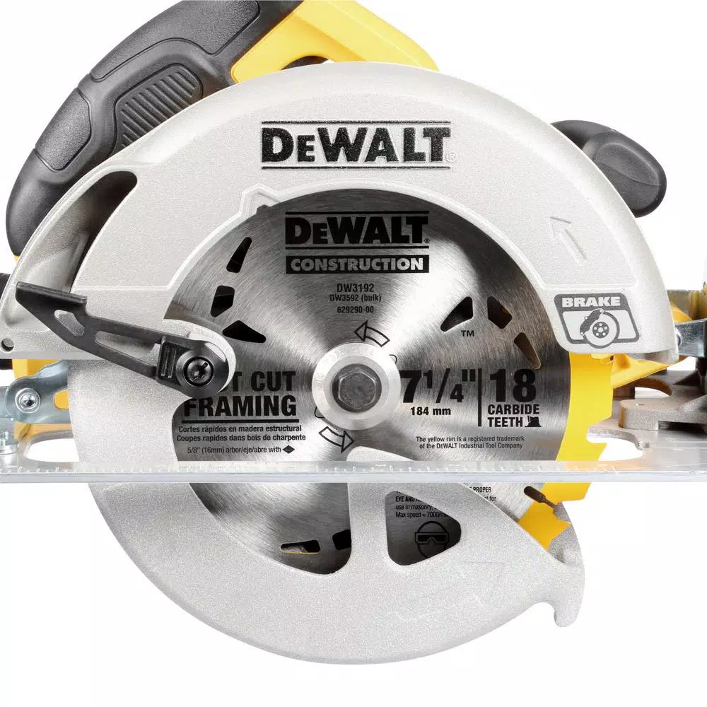 DEWALT 15 Amp 7-1/4 in. Lightweight Circular Saw with Electric Brake