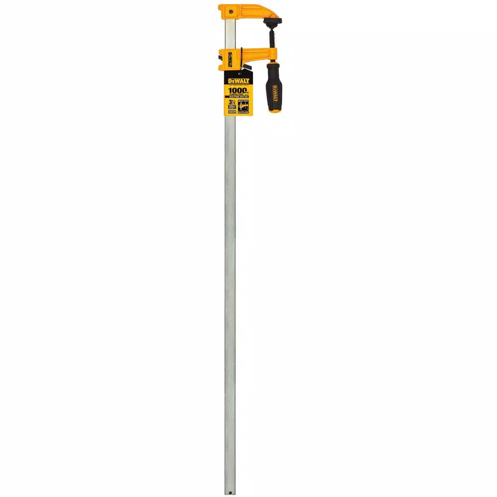 DEWALT 36 in. 1000 lb. Bar Clamp w/3 in. Thr.5oat Depth
