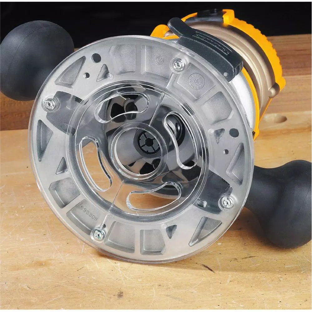 DEWALT 12 Amp Corded 2-1/4 Horsepower Fixed and Plunge Base Router Kit
