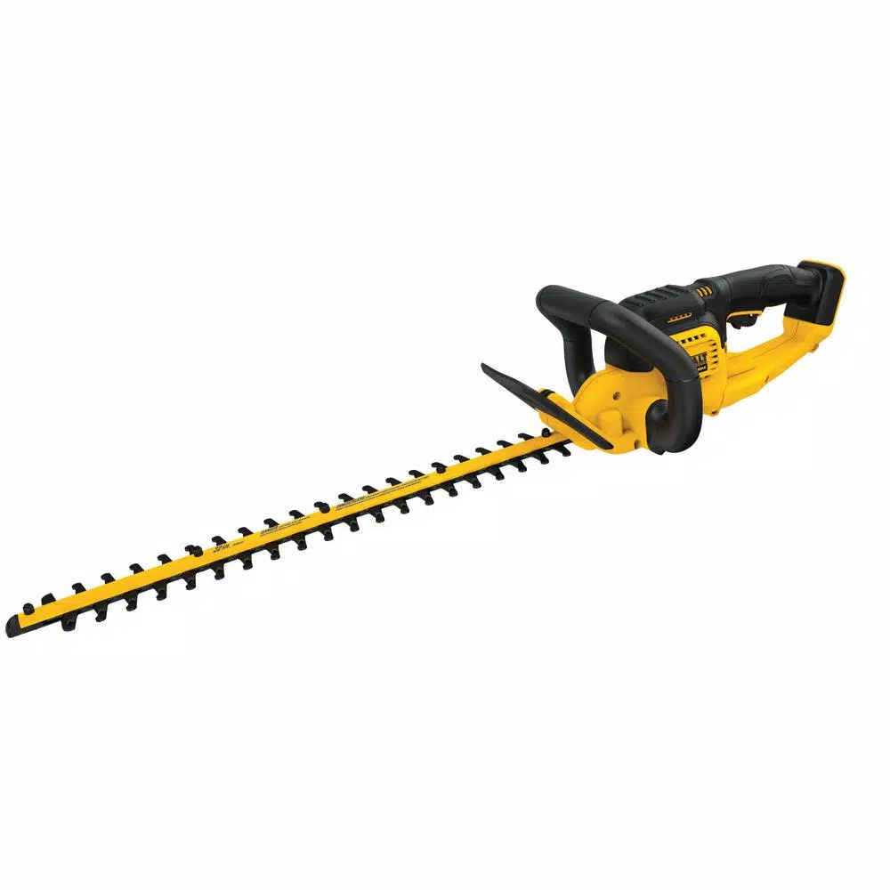 DEWALT 22 in. 20V MAX Lithium-Ion Cordless Hedge Trimmer (Tool Only) with Bonus 20V MAX XR Premium (1) 5.0Ah Battery