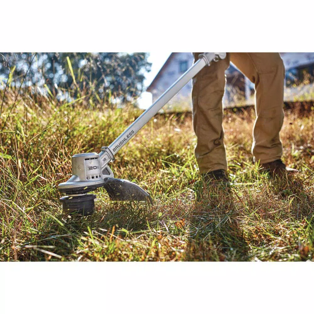 DEWALT 20V MAX Lithium-Ion Brushless Cordless String Trimmer with (1) 5.0Ah Battery and Charger Included