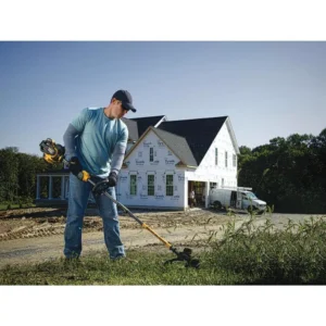 DEWALT 15 in. 60V MAX Cordless FLEXVOLT Brushless String Grass Trimmer (Tool Only) with Bonus FLEXVOLT (1) 3.0Ah Battery
