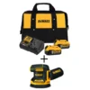 DEWALT 20-Volt MAX XRÂ Cordless Brushless 5 in. Random Orbital Sander with (2) 20-Volt Batteries 5.0Ah & Charger