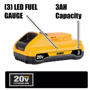 DEWALT 20-Volt MAX XR Cordless Brushless 5 in. Random Orbital Sander with (1) 20-Volt Battery 3.0Ah