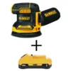 DEWALT 20-Volt MAX XRÂ Cordless Brushless 5 in. Random Orbital Sander with (1) 20-Volt Battery 3.0Ah