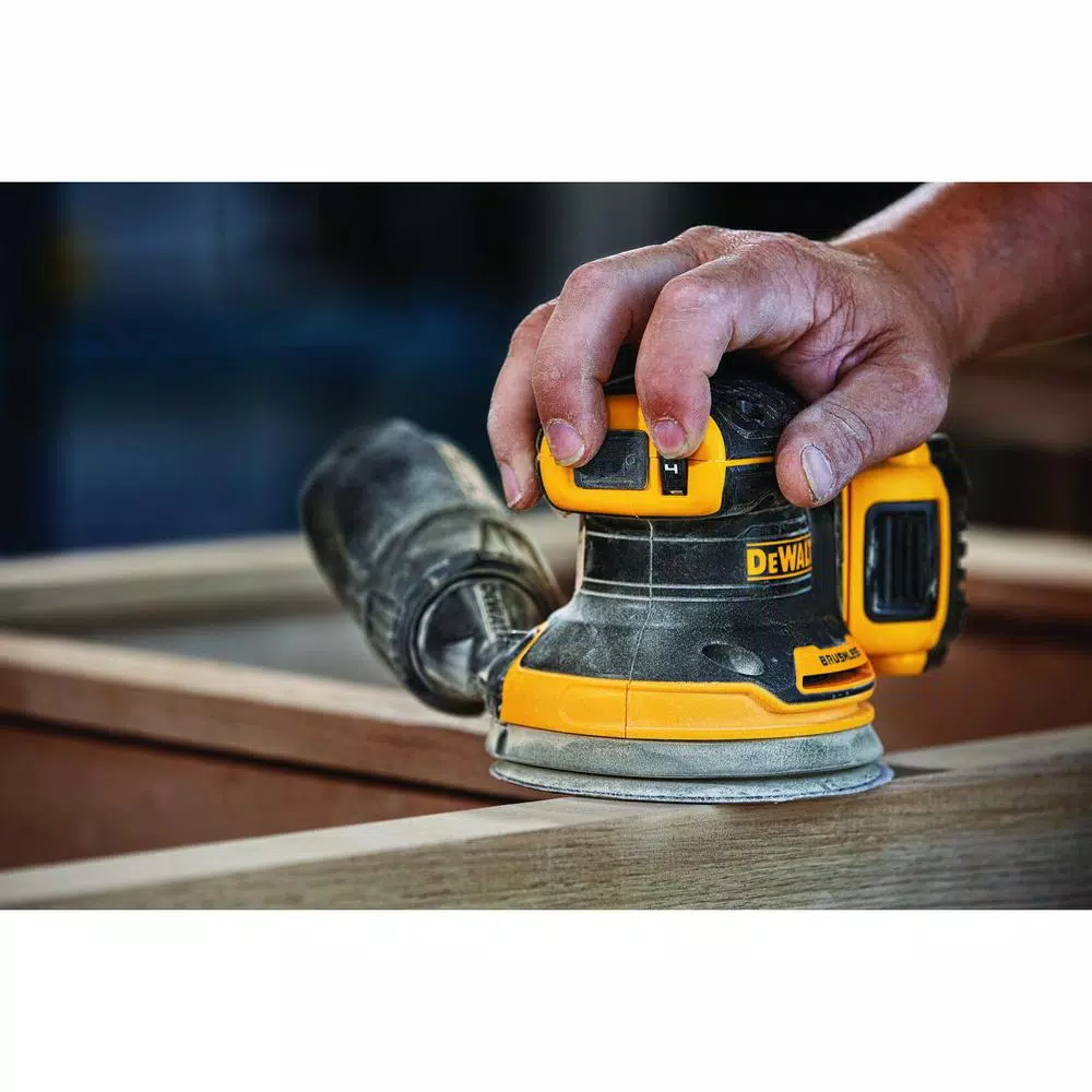 DEWALT 20-Volt MAX XR Cordless Brushless 5 in. Random Orbital Sander with Jigsaw & (1) 20-Volt Battery 5.0Ah