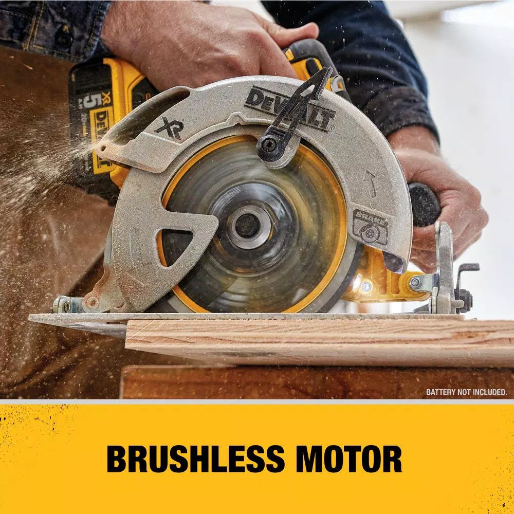 DEWALT 20-Volt MAX XR Cordless Brushless 5 in. Random Orbital Sander with 7-1/4 in. Circular Saw & (1) 20-Volt Battery 4.0Ah